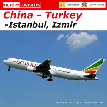 Günstige Luftfracht von China nach Istanbul, Izmir, Türkei